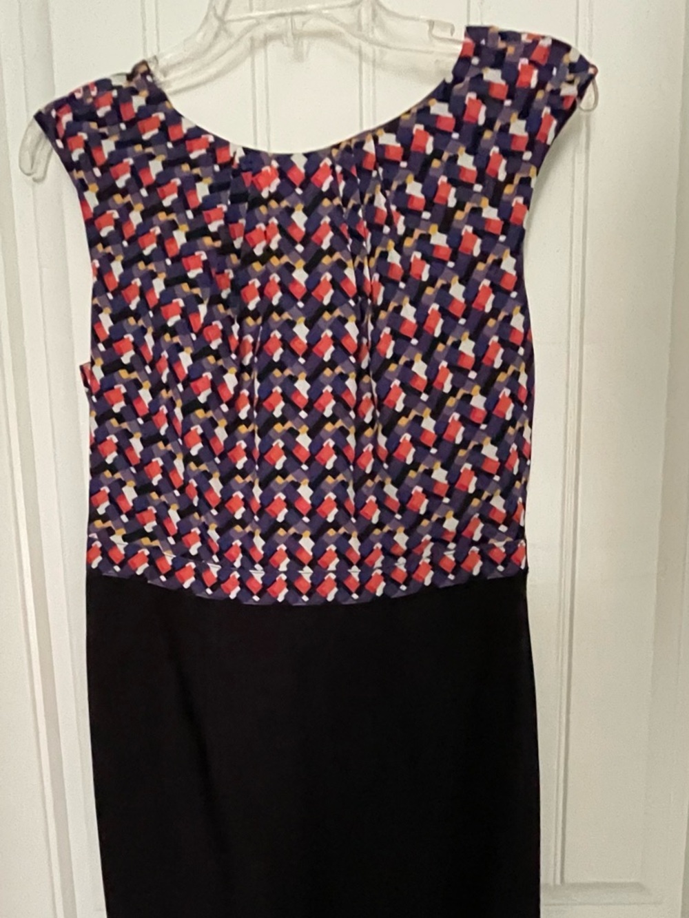 Worthington Black Sheath Dress with Crisscross Back - Picture 2 of 6